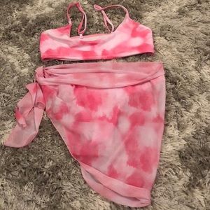 Pink Tie Dye Bikini